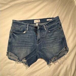 Frame Denim Light Blue Cutoff Shorts